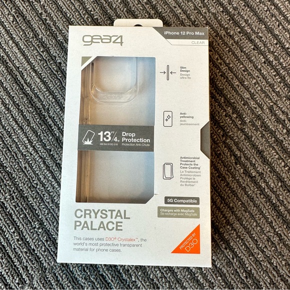 ZAGG Gear4 Crystal Palace Snap Case iPhone 12 Pro Max - Picture 1 of 3